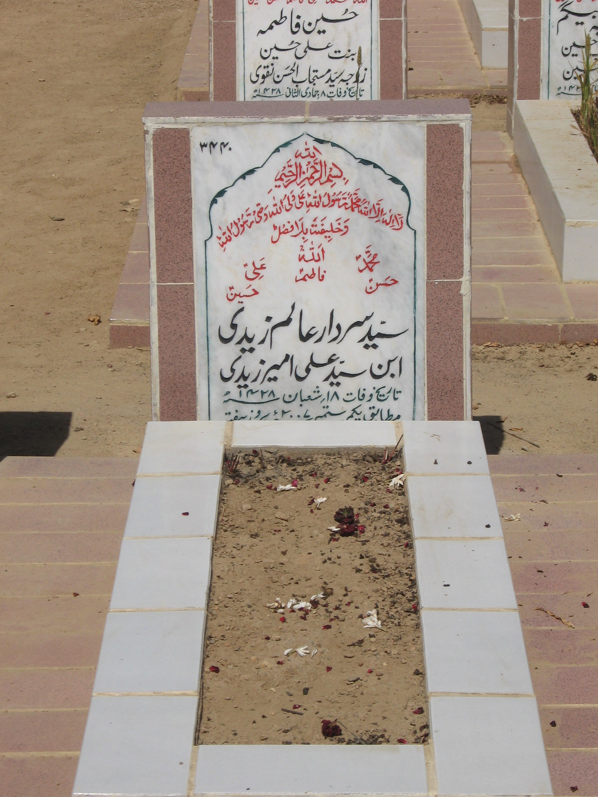 3440 – Syed Sardar Alam Zaidi