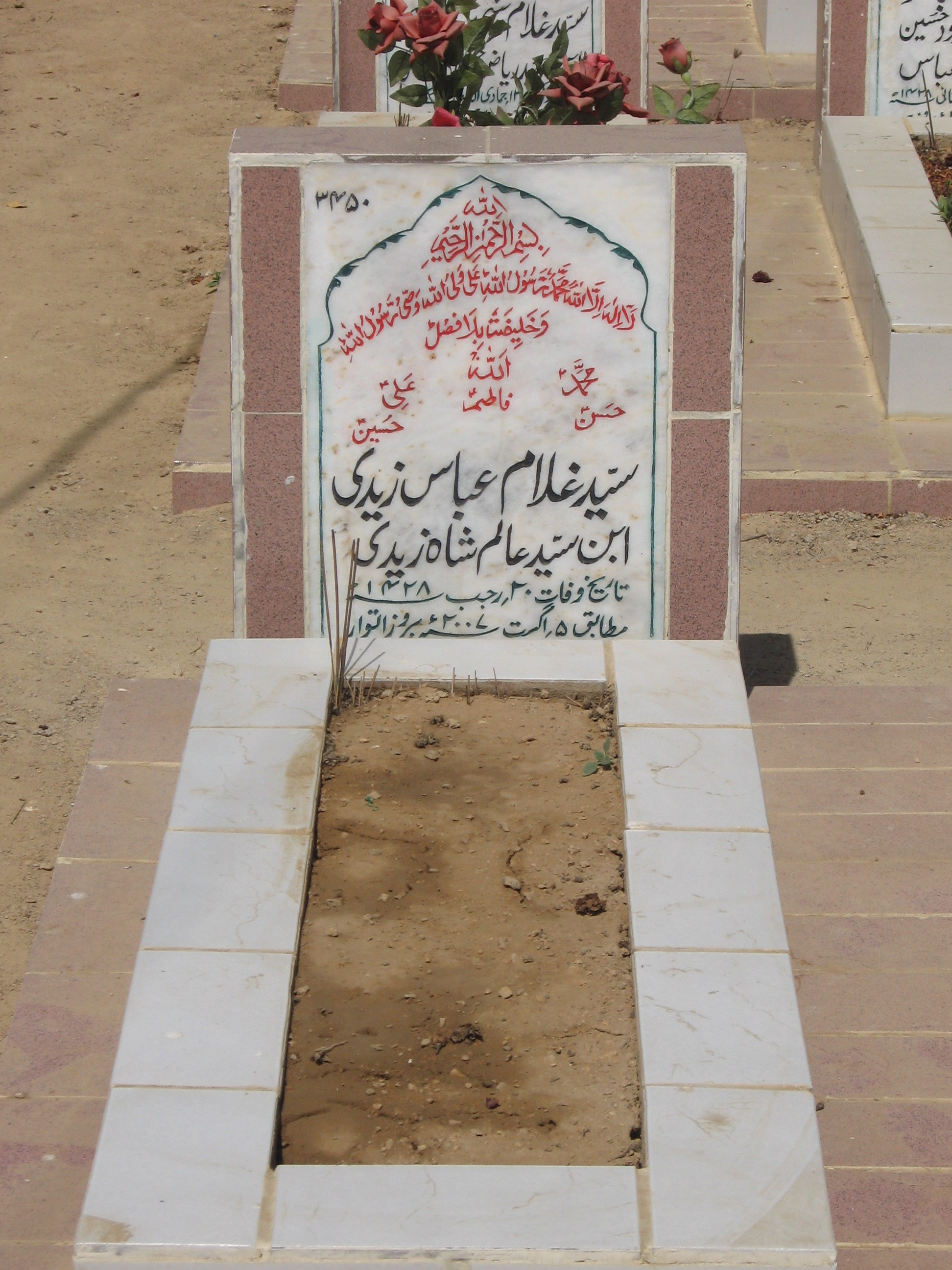 3450 – Syed Ghulam Abbas Zaidi