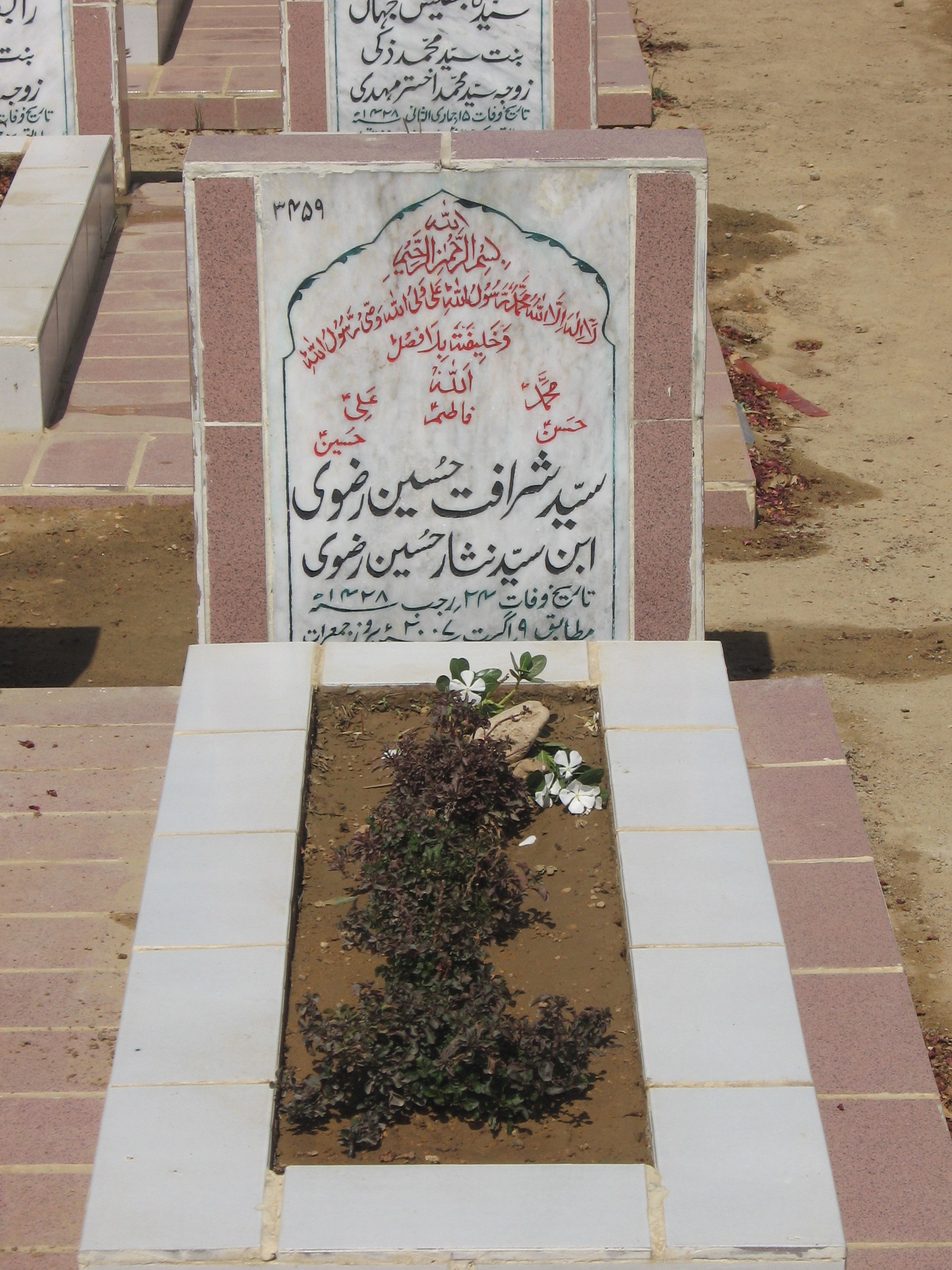 3459 – Syed Sharafat Hussain Rizvi