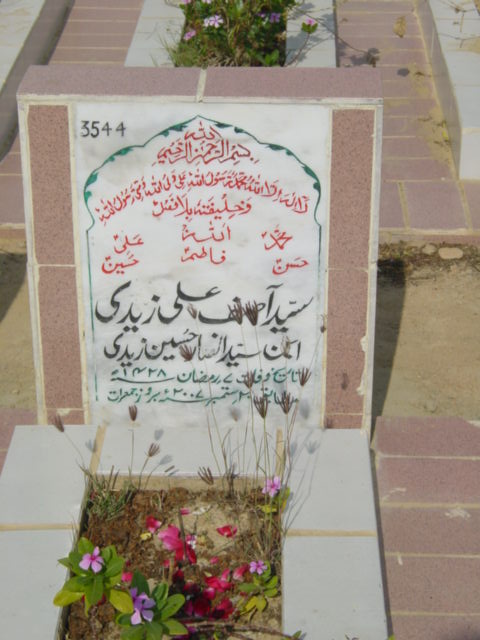 3544 – Syed Asif Ali Zaidi