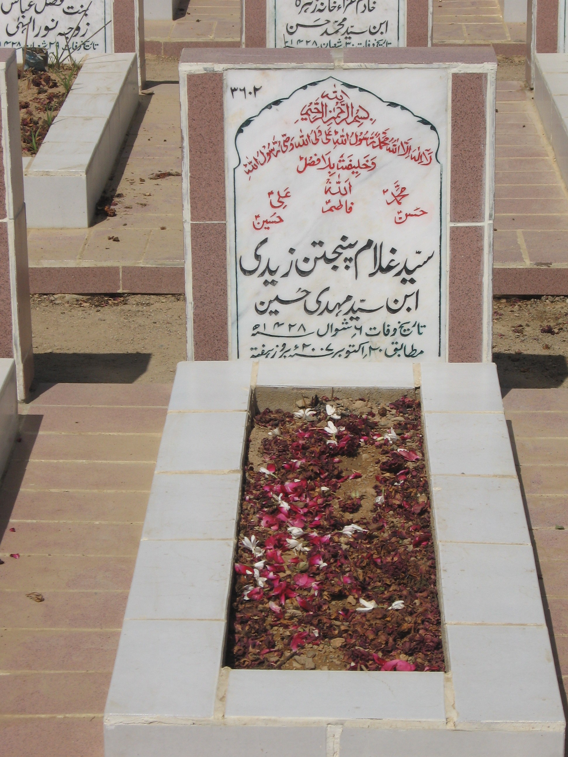 3602 – Syed Ghulam Punjaitan Zaidi