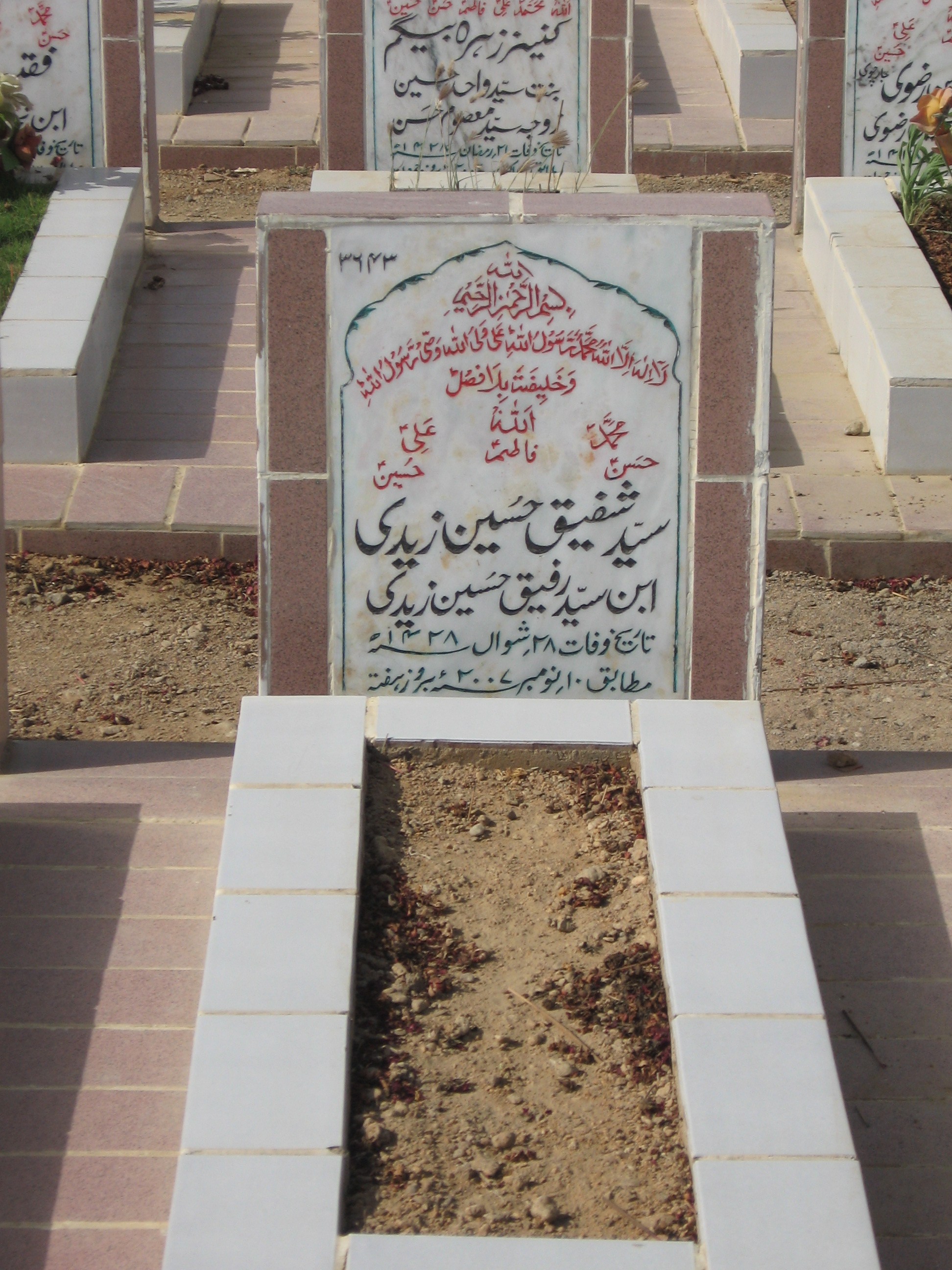 3643 – Syed Shafiq Hussain zaidi