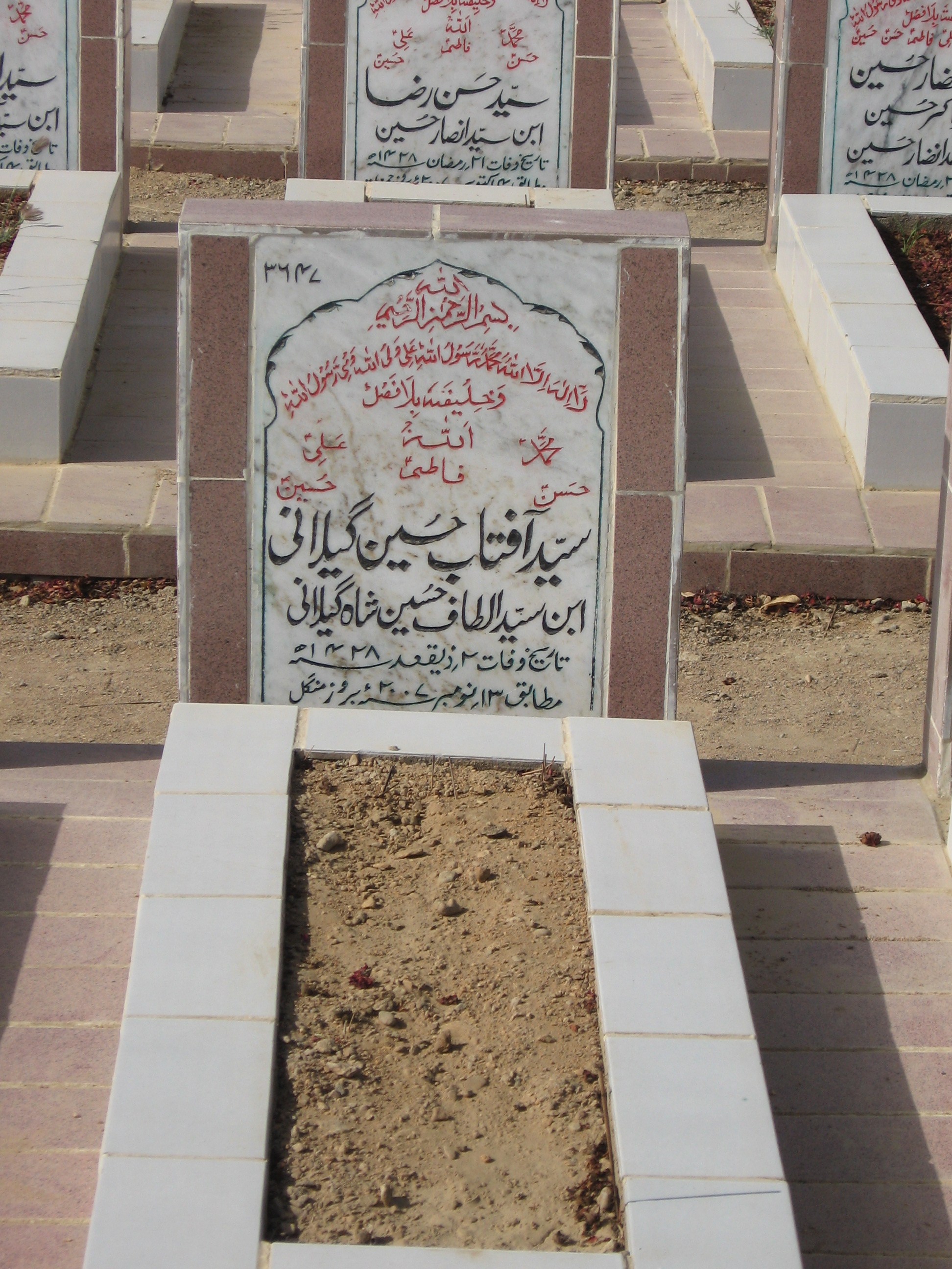 3647 – Syed Aftab Hussain Gilani