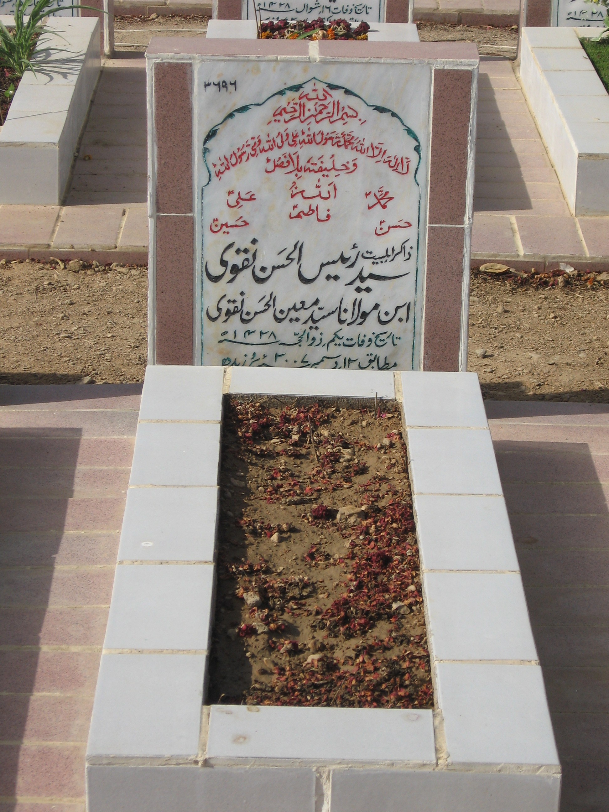 3696 – Zakir Ahlaibait Syed Rais-ul-hassan Naqvi