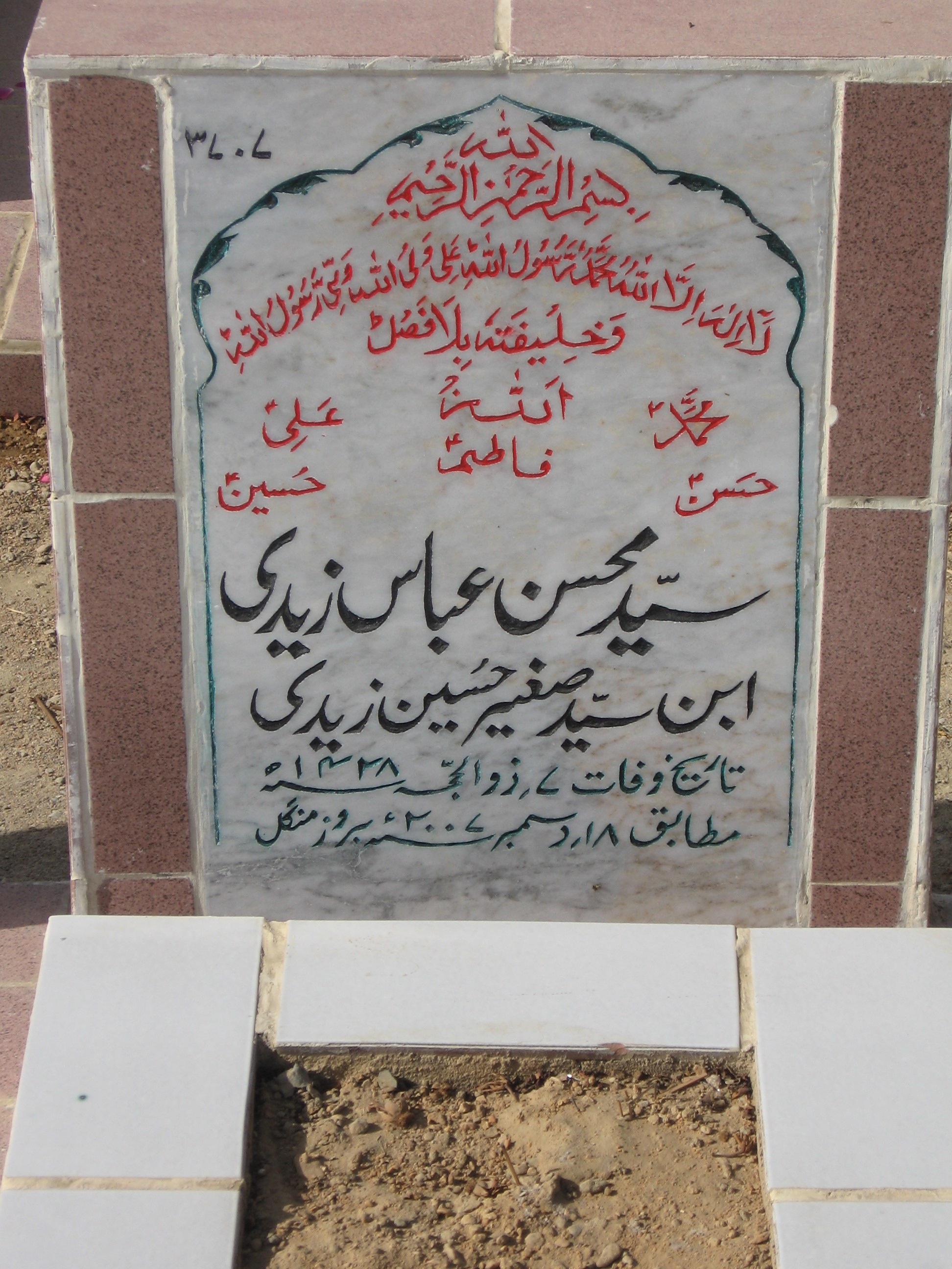 3707 – Syed Mohsin Abbas Zaidi