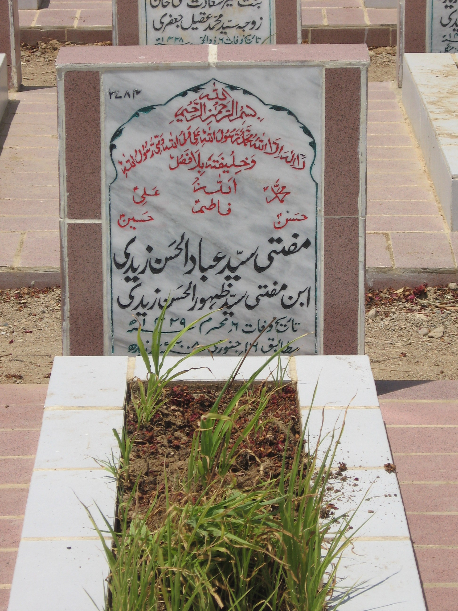 3784 – Muftti Syed Ibad -ul-hassan Zaidi