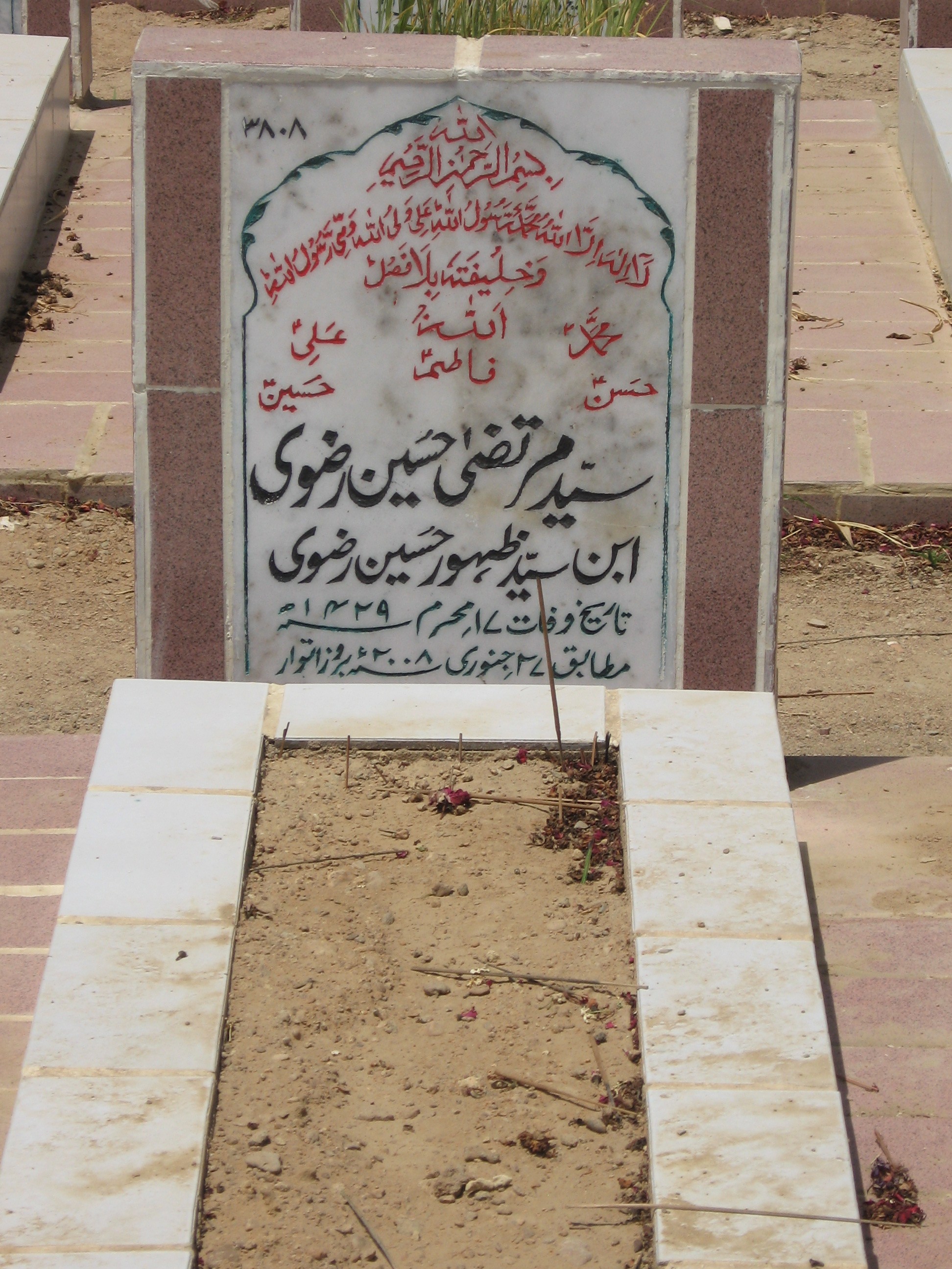 3808 – Syed Murtaza Hussain Rizvi