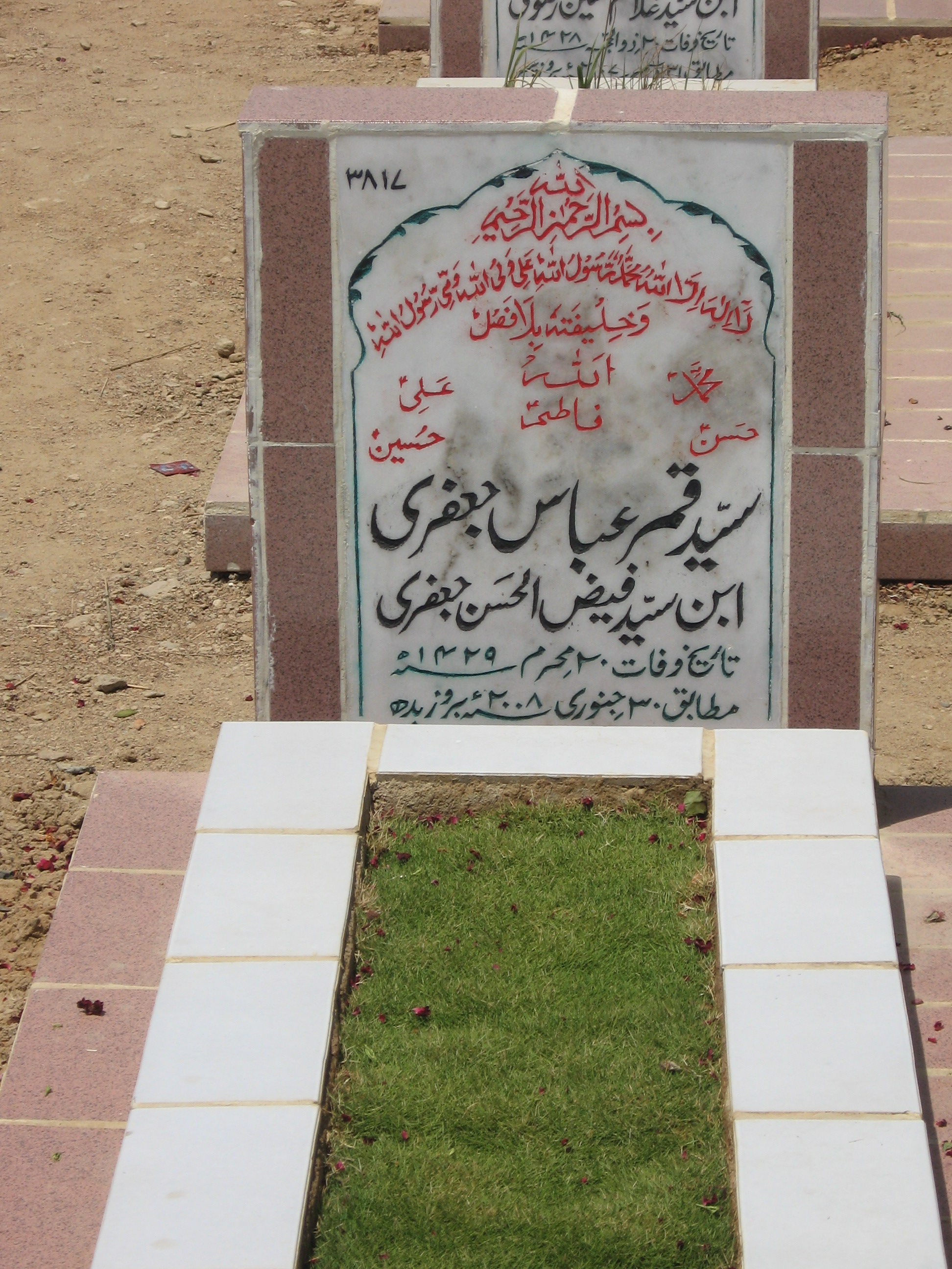 3817 – Syed Qamer Abbas Jaffri