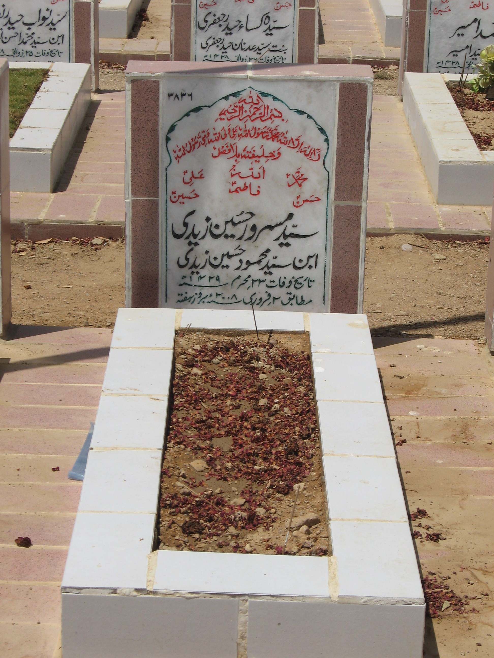 3836 – Syed Masroor Hussain Zaidi