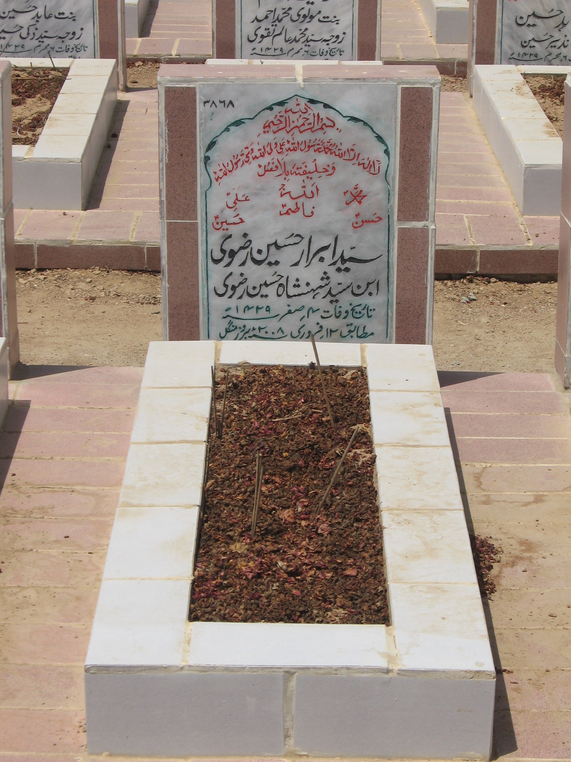 3868 – Syed Abrar Hussain Rizvi