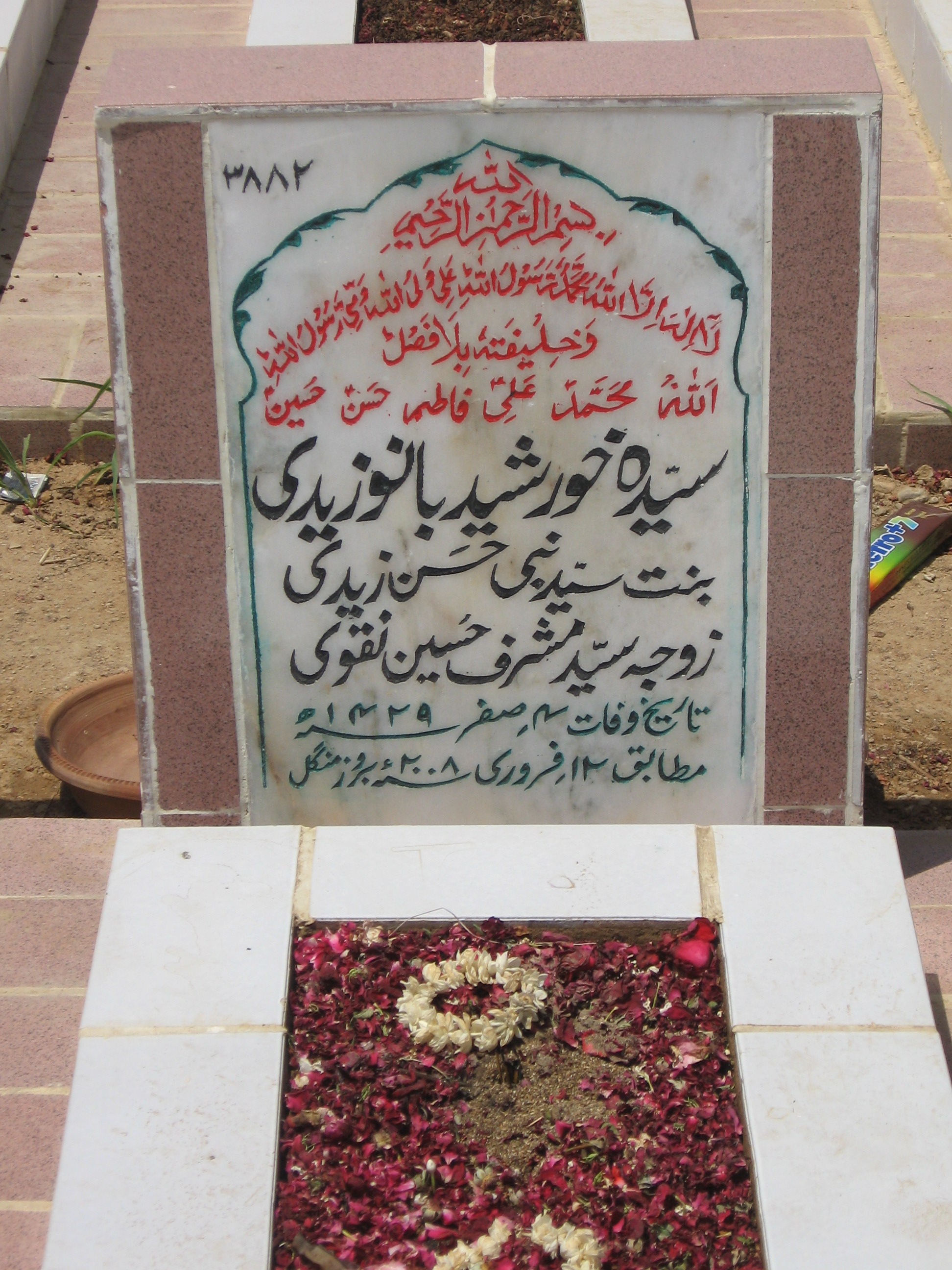 3882 – Syeda Khursheed Bano Zaidi