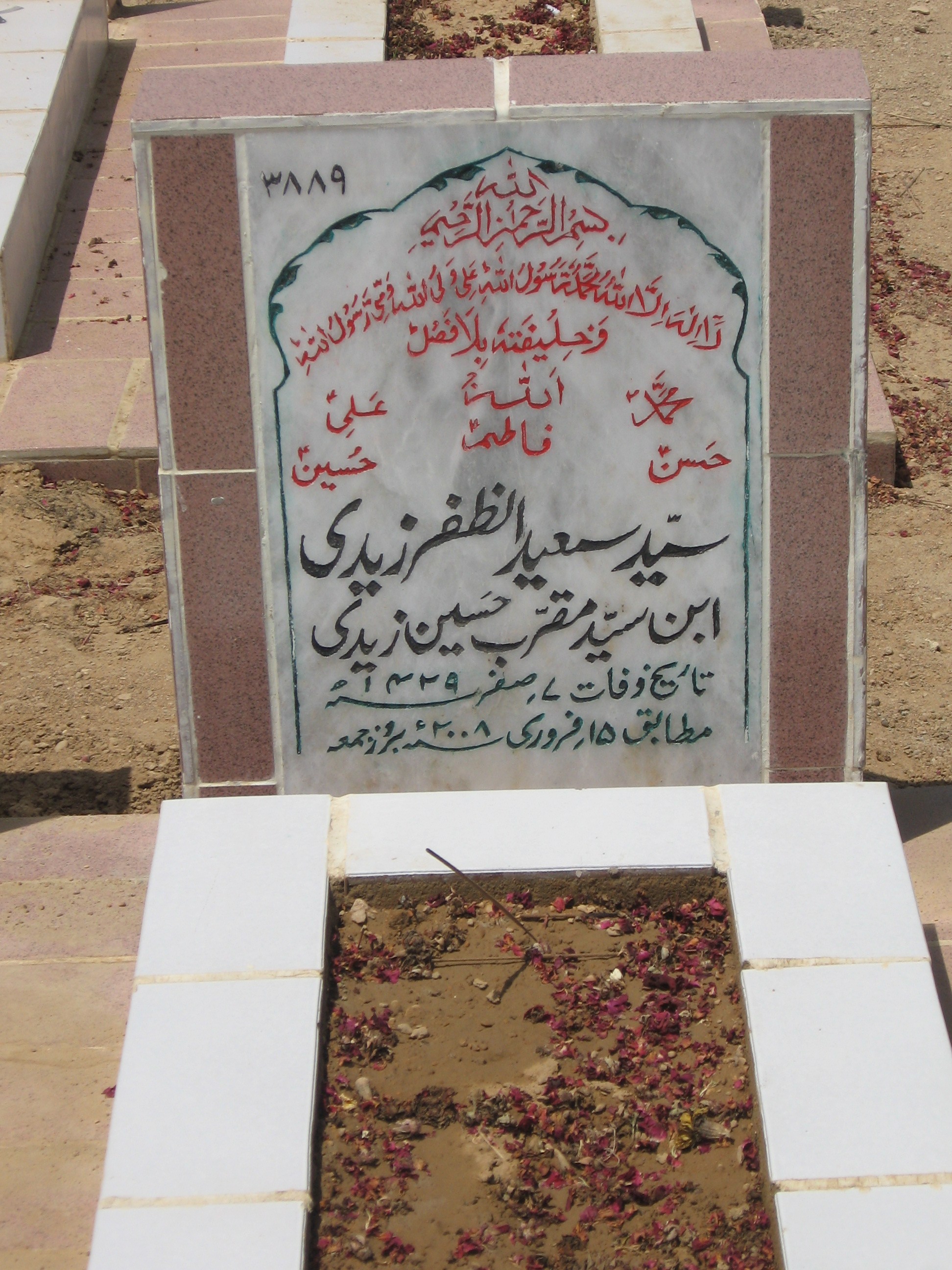 3889 – Syed Saeed-u-zafer Zaidi