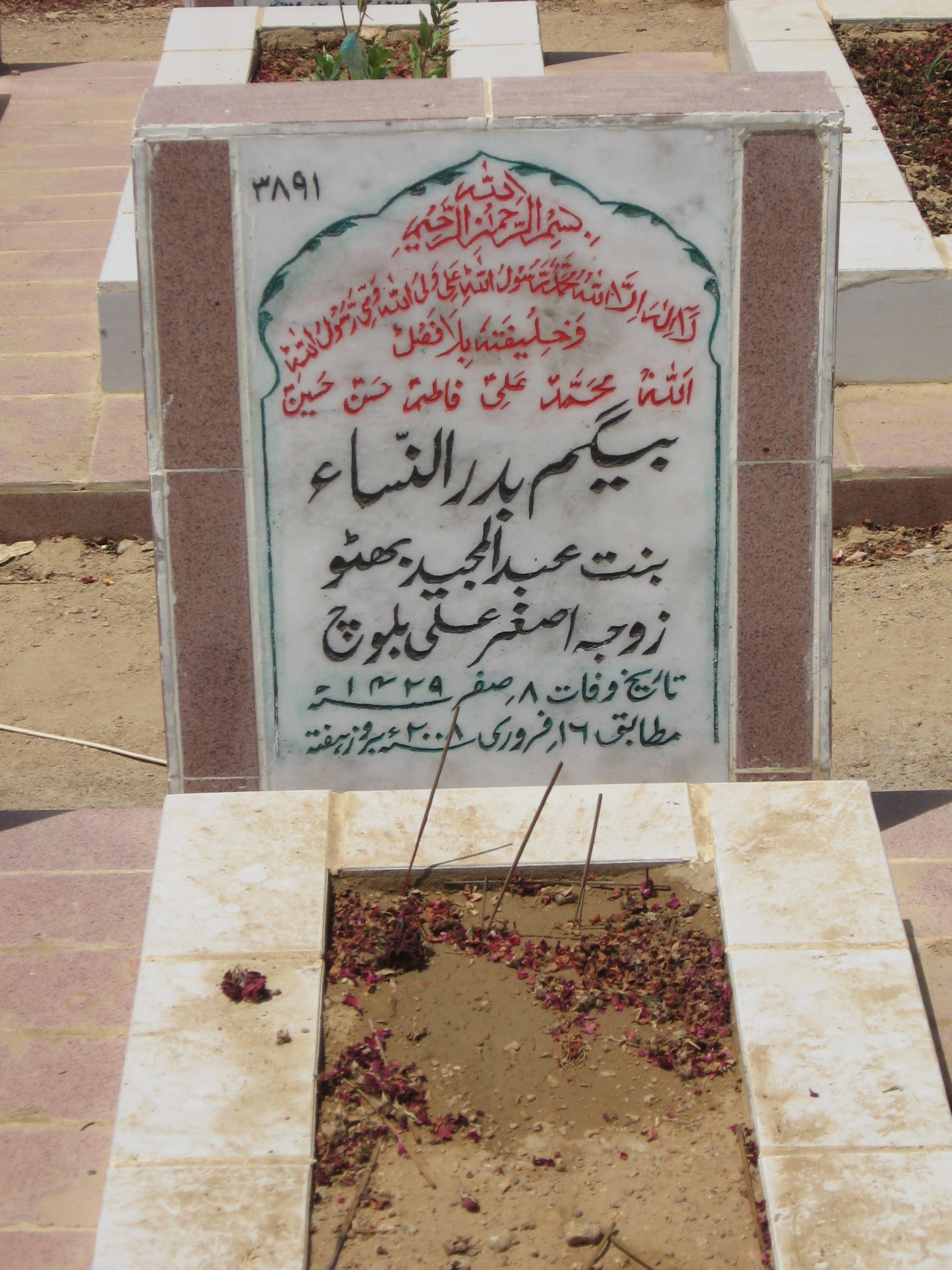 3891 – Begum Badar-u-nisa