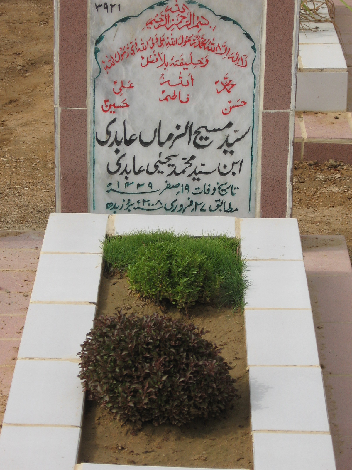 3921 – Syed Maseeh AlZaman Abidi