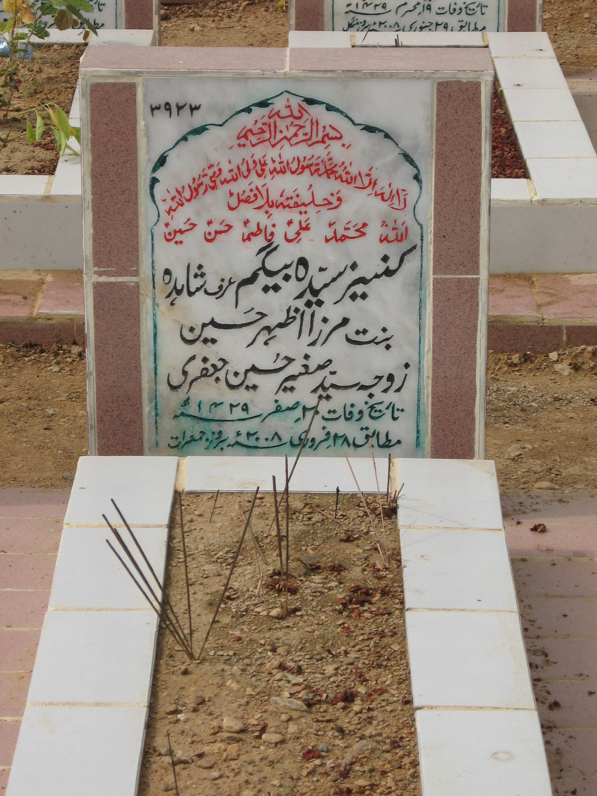 3923 – Kaneez Syeda Begum