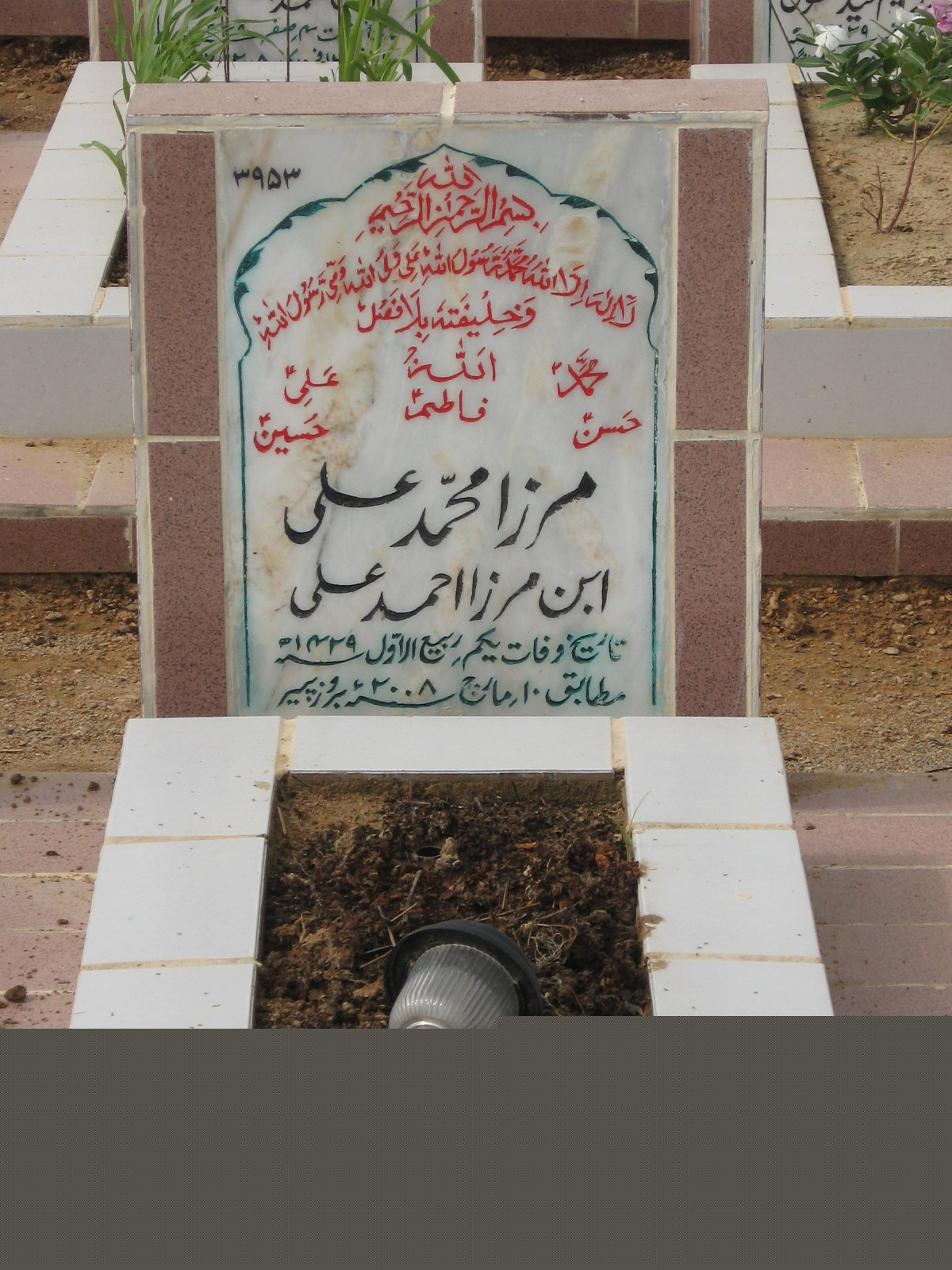 3953 – Mirza Mohd Ali