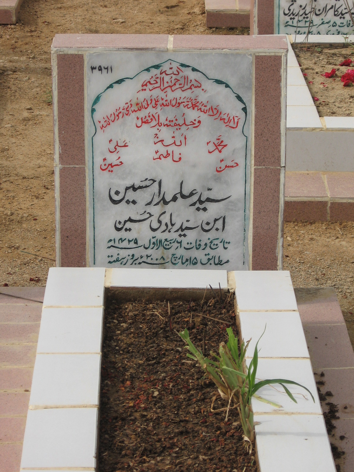 3961 – Syed Alamdar Hussain