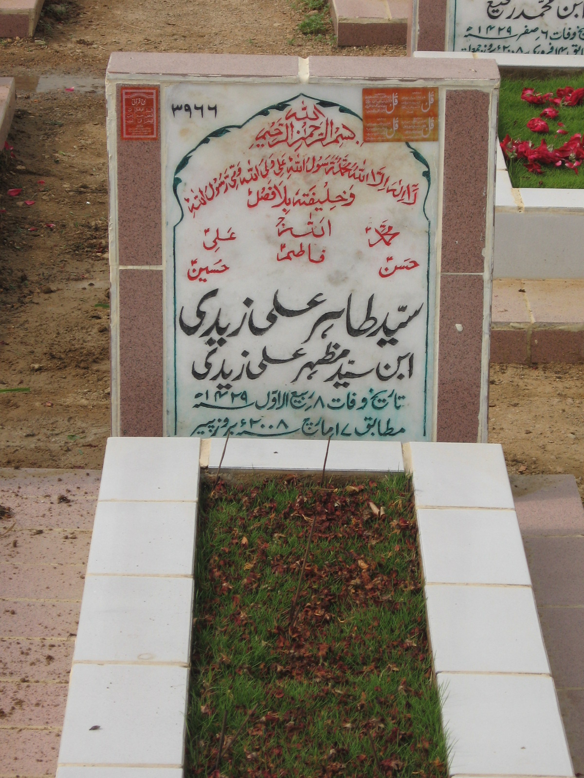 3966 – Syed Tahir Ali Zaidi