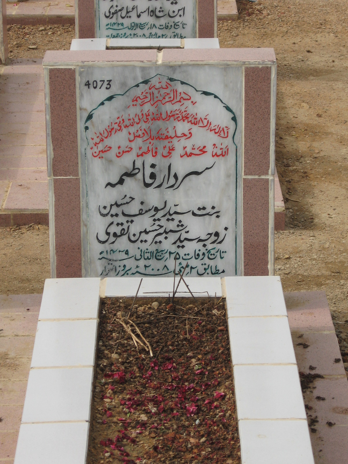 4073 – Sardar Fatima