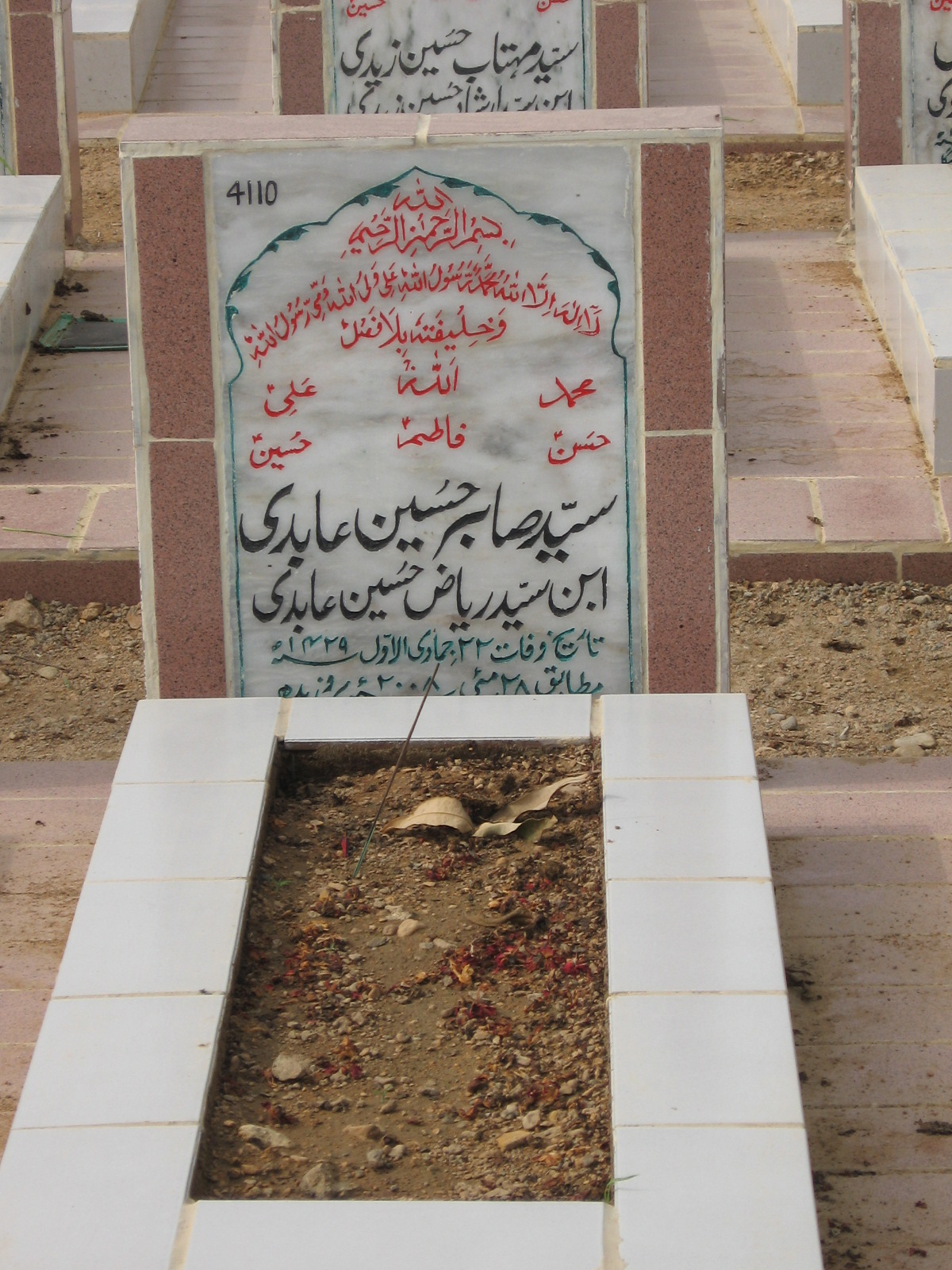 4110 – Syed Sabara Hussain Abidi