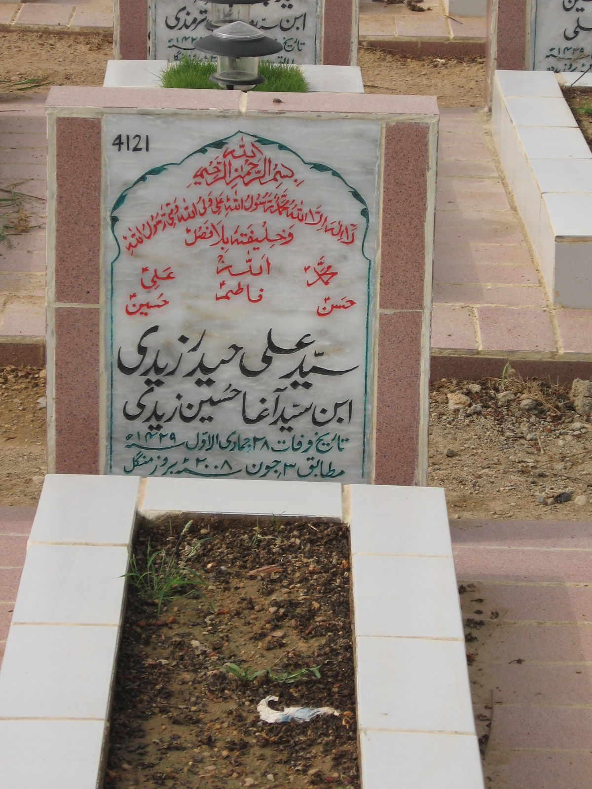 4121 – Syed Ali Haider Zaidi