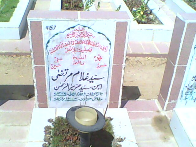 4157 – Syed Ghulam Mustafa