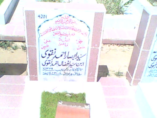 4201 – Syed Absar Ahmed Naqvi