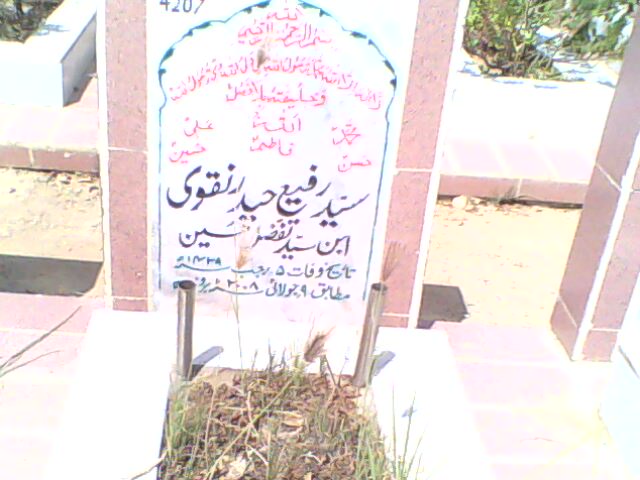 4207 – Syed Rafi Haider Naqvi