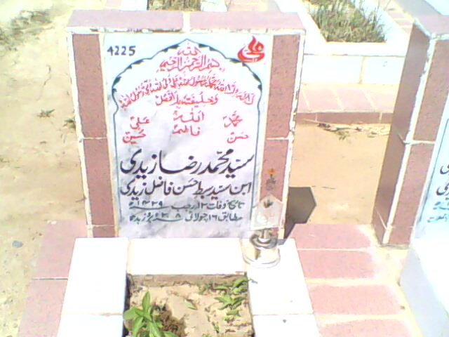 4225 – Syed Mohammad Raza Zaidi