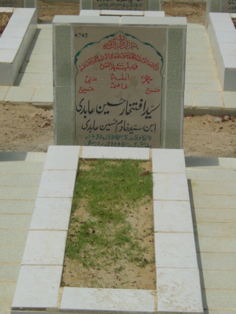 4749 – Syed Iftikhar Hussain Abidi