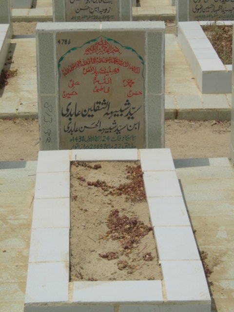 4786 – Syed Shabi ul Saqlain Abidi
