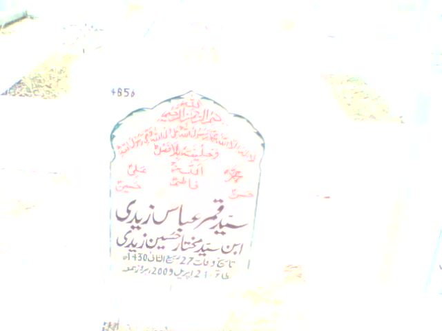 4856 – Syed Qamar Abbas Zaidi