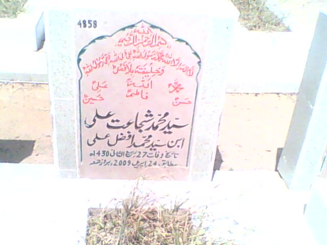 4858 – Syed Muhammad Shujat Ali
