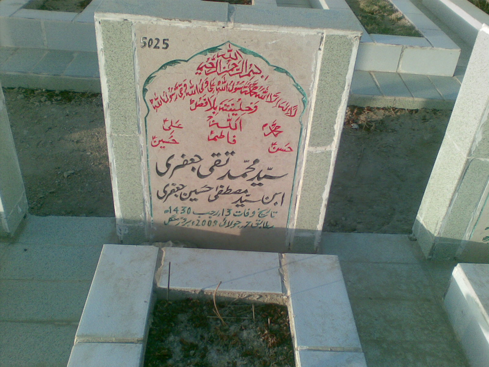 5025 – Syed Mohammad Taqi Jaffari