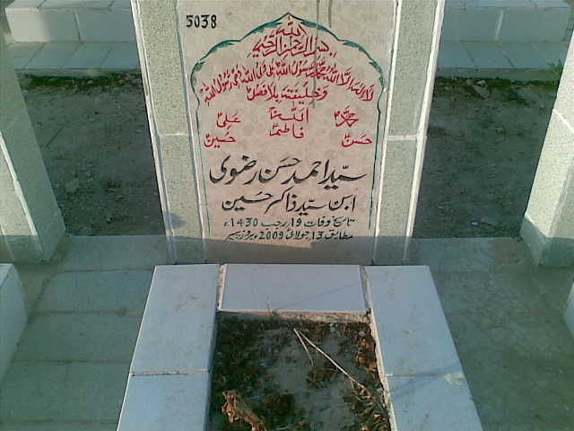 5038 – Syed Ahmed Hasan Rizvi