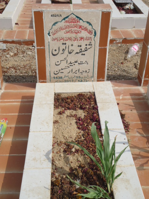 14521 – Shafiqa Khatoon