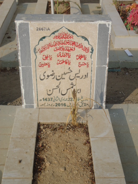 12867 – Idrees Hussain Rizvi