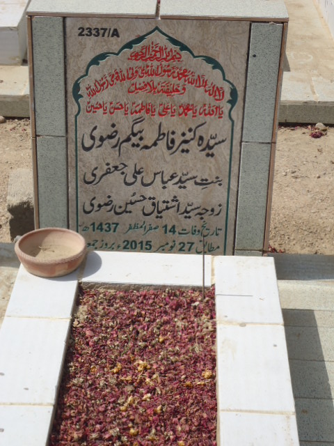 12337 – Syeda Kaneez Fatima Begum Rizvi