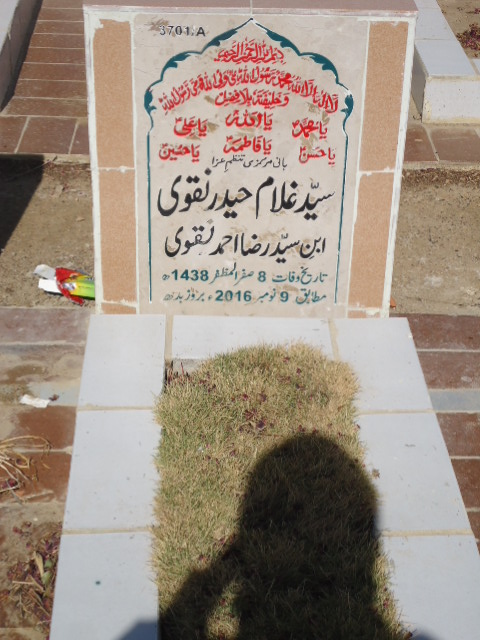 13701 – Syed Ghulam Haider Naqvi
