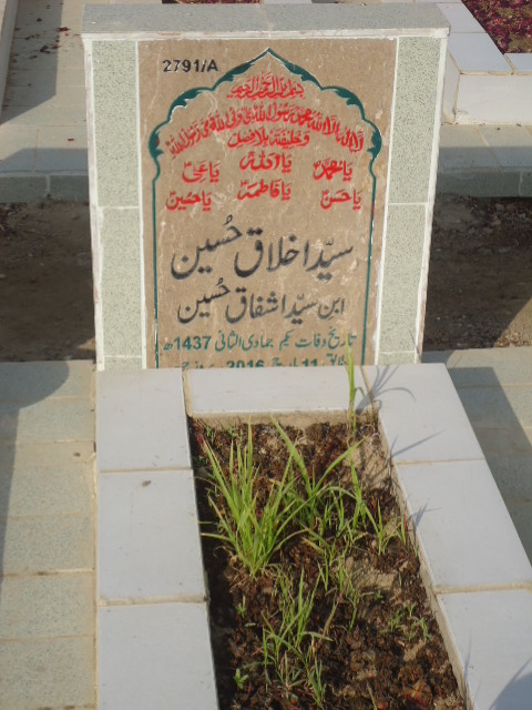 12791 – Syed Ikhlaq Hussain