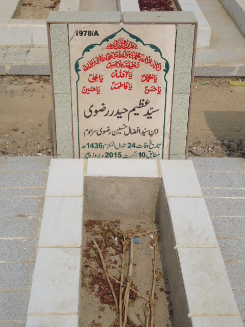 11978 – Syed Azeem Haider Rizvi