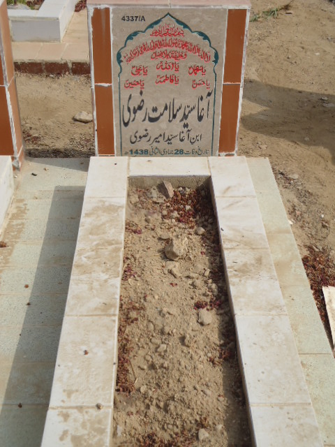 14337 – Sgha Syed Salamat Rizvi