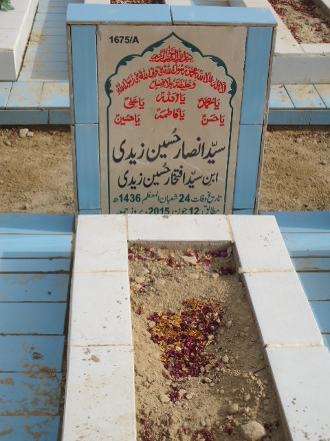 11675 – Syed Ansar Hussain zaidi