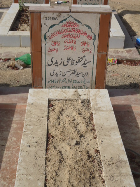 13318 – Syed Mehfooz Ali Zaidi