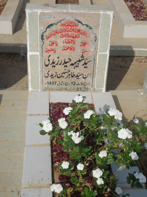 12632 – Syed Shabhe Haider Zaidi