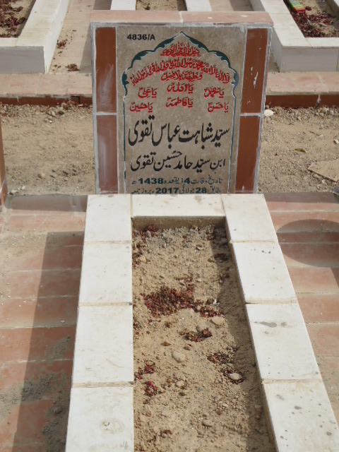 14836 – Syed Shabahat Abas Taqvi