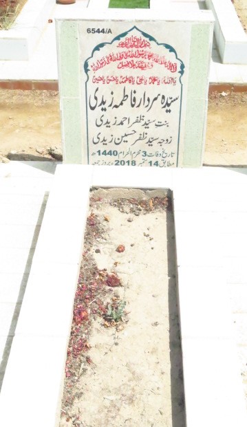 16544 – Syeda Sardar Fatima Zaidi