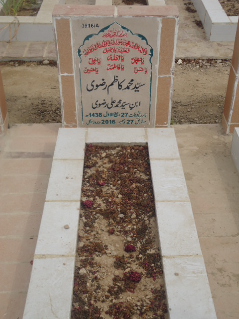 13916 – Syed Muhammad Kazim Rizvi