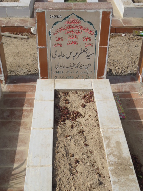 13459 – Syed Jaffar Abbas Abidi
