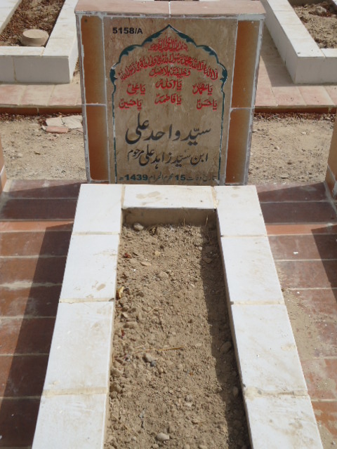 15158 – Syed Wahid Ali